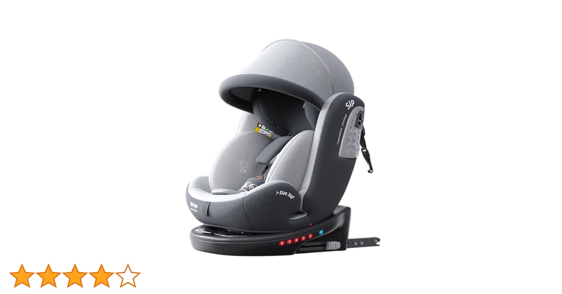 heekin KX111 チャイルドシート グレー Amazon | heekin チャイルドシート 360°回転式 ISOFIX固定 ECE